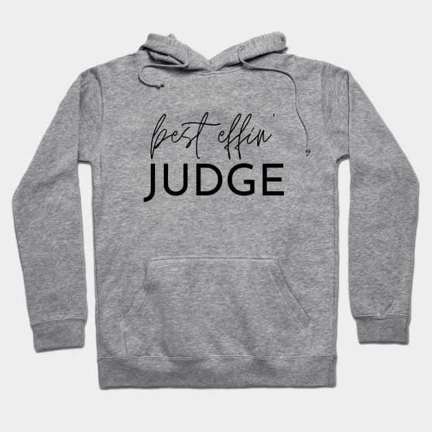 Judge Gift Idea For Him Or Her, Thank You Present Hoodie by Pinkfeathers